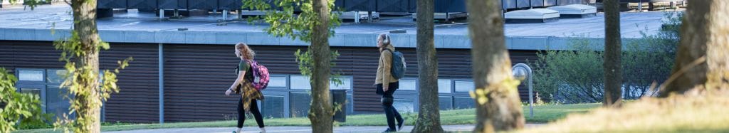 Elever på vej i skole