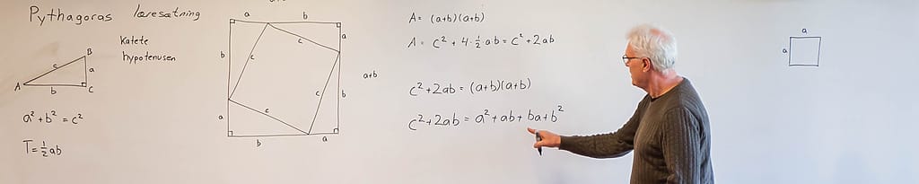 Lærer der underviser i matematik