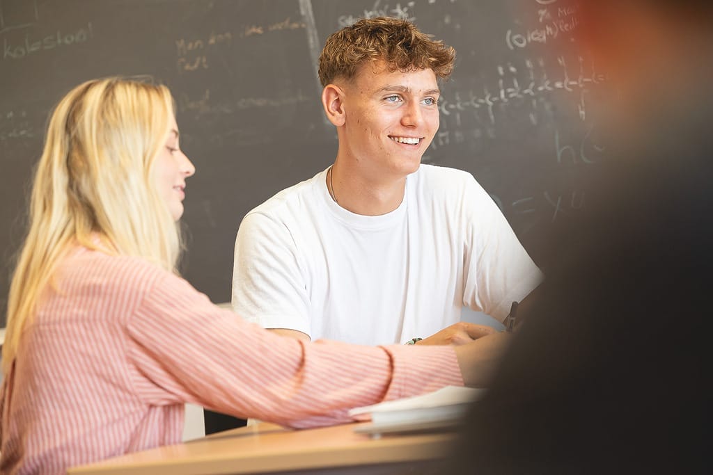 Undervisningssituation i klasse lokale