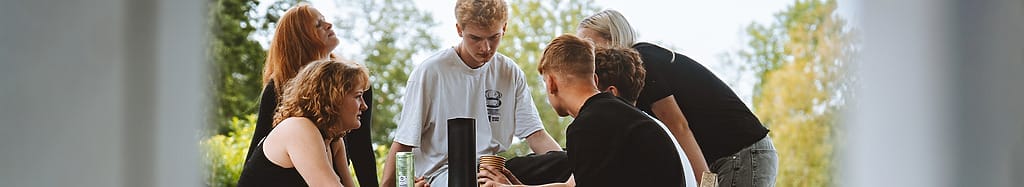 Elever der laver gruppe arbejde